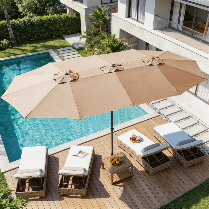 475.2cm X 475.2cm Rectangular Market Parasol
