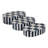 Decorative Bone Inlay Storage Boxes with Lids - Handmade Oval Trinket Boxes for Elegant Organization - Set of 3.