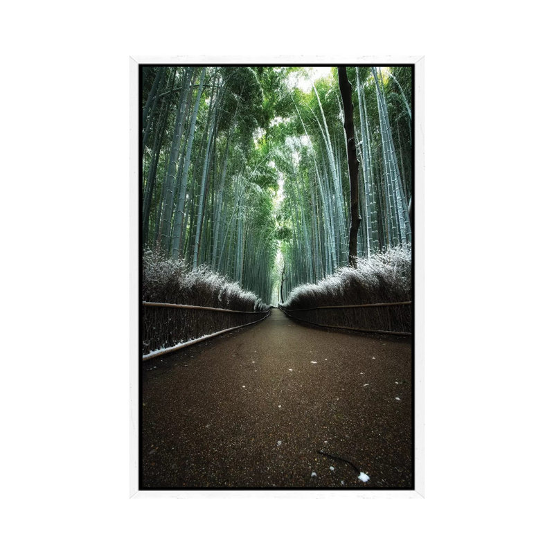 Winter In Japan V by Daisuke Uematsu - Print on Canvas, 66.04cm H x 45.72cm W x 3.81cm D, White Framed