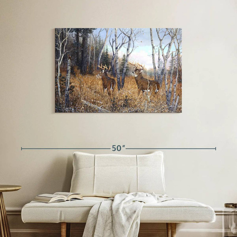 Rêve de chasseur de quilles - cerf, 26" H x 39" W