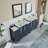  Framed 84" Double Bathroom Vanity Set-62326218