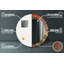Huldar Glass Flat Wall Mirror