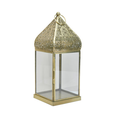 10.25'' H Metal Tabletop Lantern