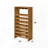 Oak Finish Wine Rack