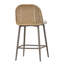 Tabouret de comptoir d'extérieur 26 "avec coussin Franco-1587376159