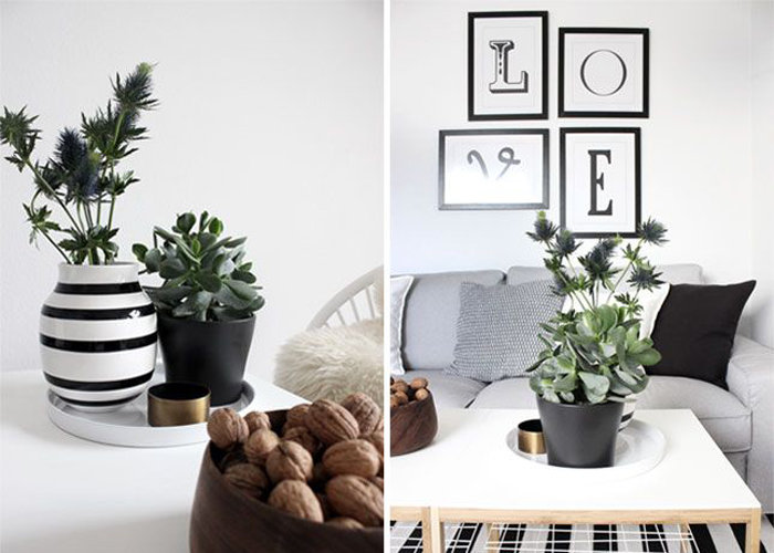 Skandinavisch inspiriertes Wohnzimmer