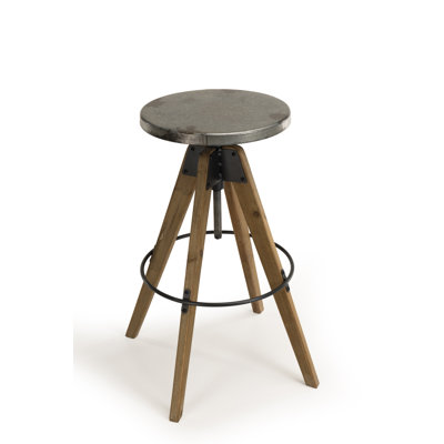 SantaBarbara Adjustable Height Bar Stool