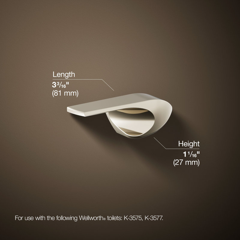 Wellworth Left-Hand Trip Lever, Vibrant Polished Nickel