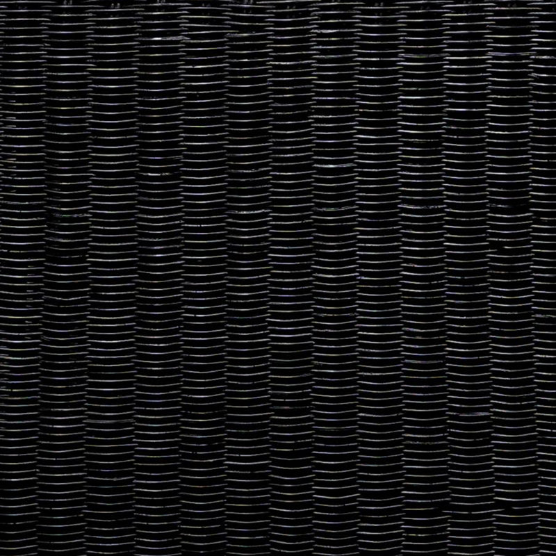 Table de bout carrée en rotin tissé