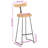 Bonnita Counter Stool with Metal Frame-1289413523
