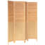 6 Ft. Tall Louvered Beadboard Room Divider White 6 Panel-676208308-676208306