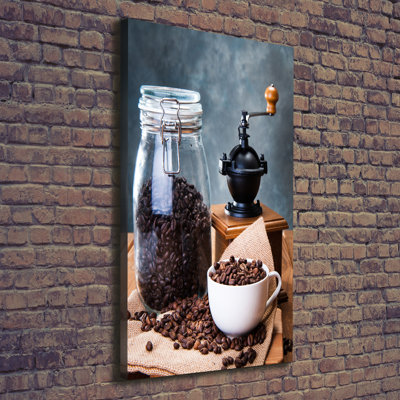 Coffee Grinder - Wrapped Canvas Print