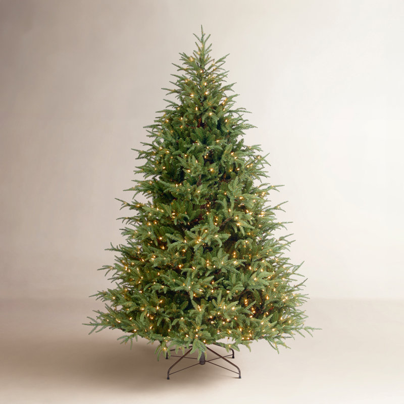 Sapin de Noël floqué et illuminé, 6 pi 5 po incorrect