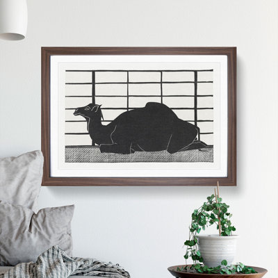 Camel by Samuel De Mesquita - Picture Frame Painting