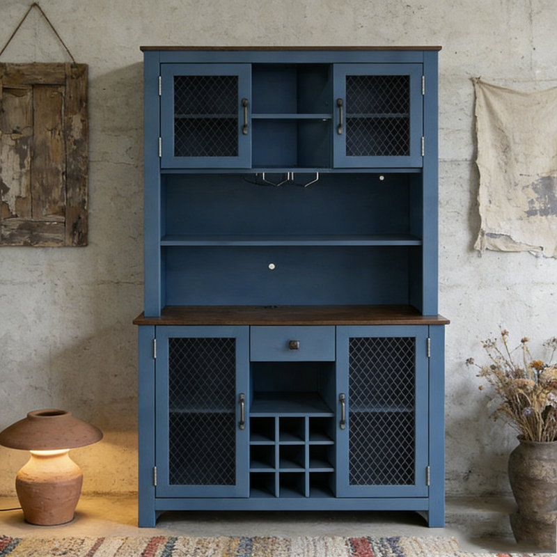 Buffet 70,9 po, Bleu