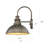 Outdoor Barn Light Fixture, 11.4 Inch Farmhouse Exterior Vintage Wall Mount Lighting, Anti-Rust Waterproof Industrial Outside Wall Sconces For House Porch Patio Garage Yard (Vintage Bronze, 2 Pack)-640342220