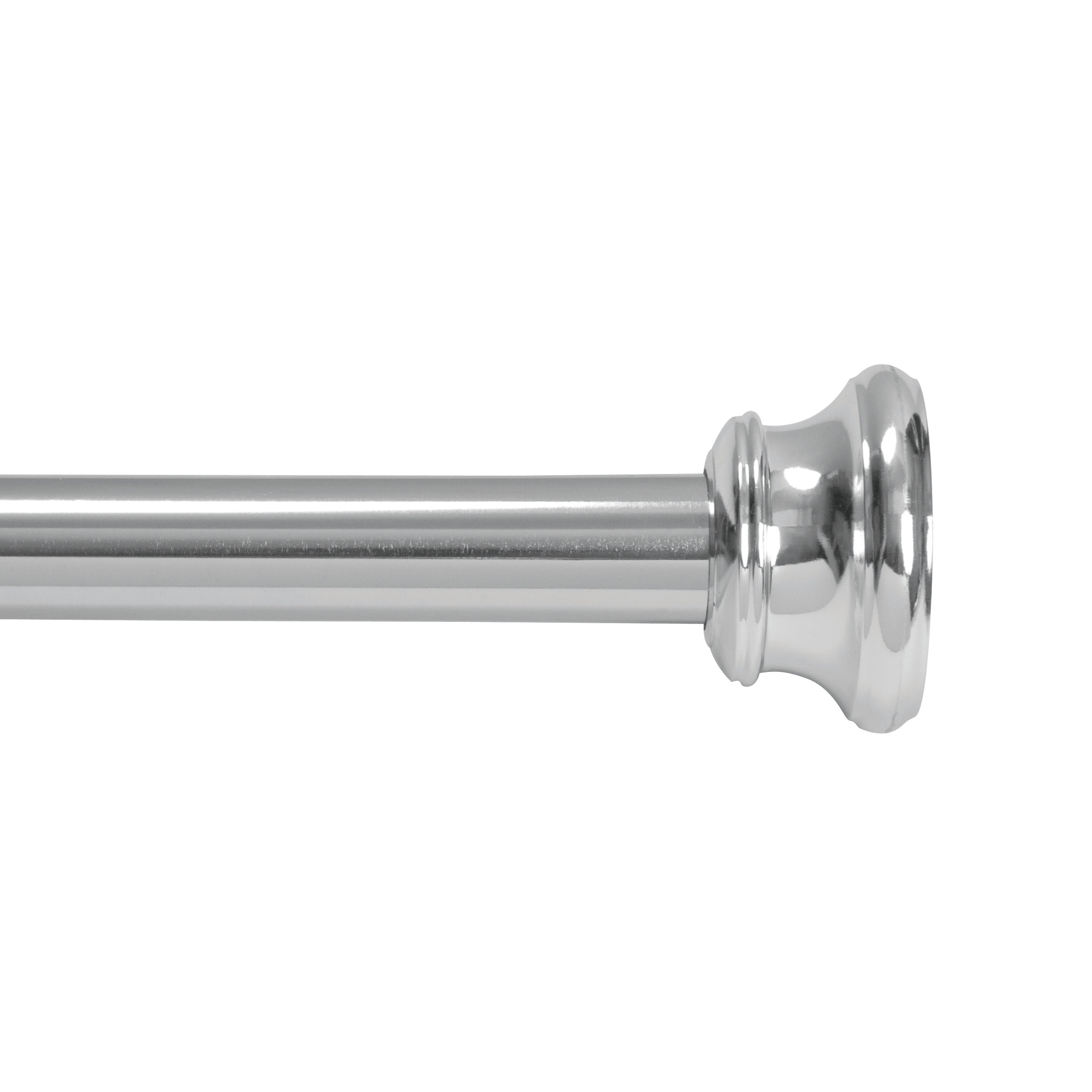 Kenney Twist &amp; Fit Adjustable Straight Tension Shower Curtain Rod ...