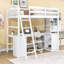 Lit mezzanine 2 tiroirs avec bureau Edmea par Harriet Bee-389530576
