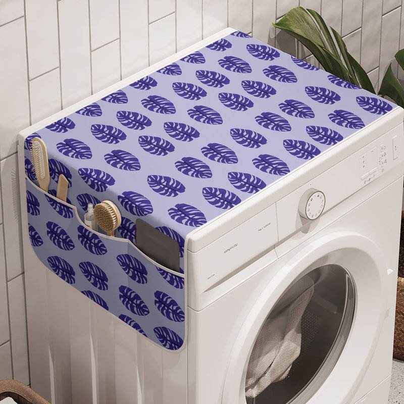 Paquet de 2 boîtes à linge de 47 po x 18,5 po mauve East Urban Home