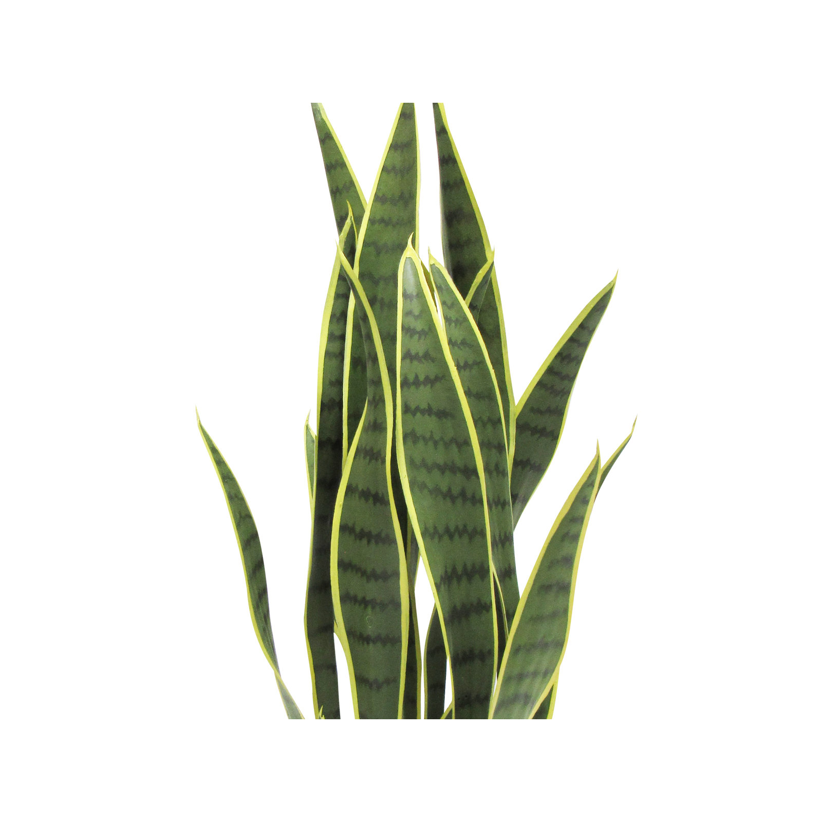 Artificial Sansevieria Snake Plant in Pot, 26" H x 12" W x 12" D