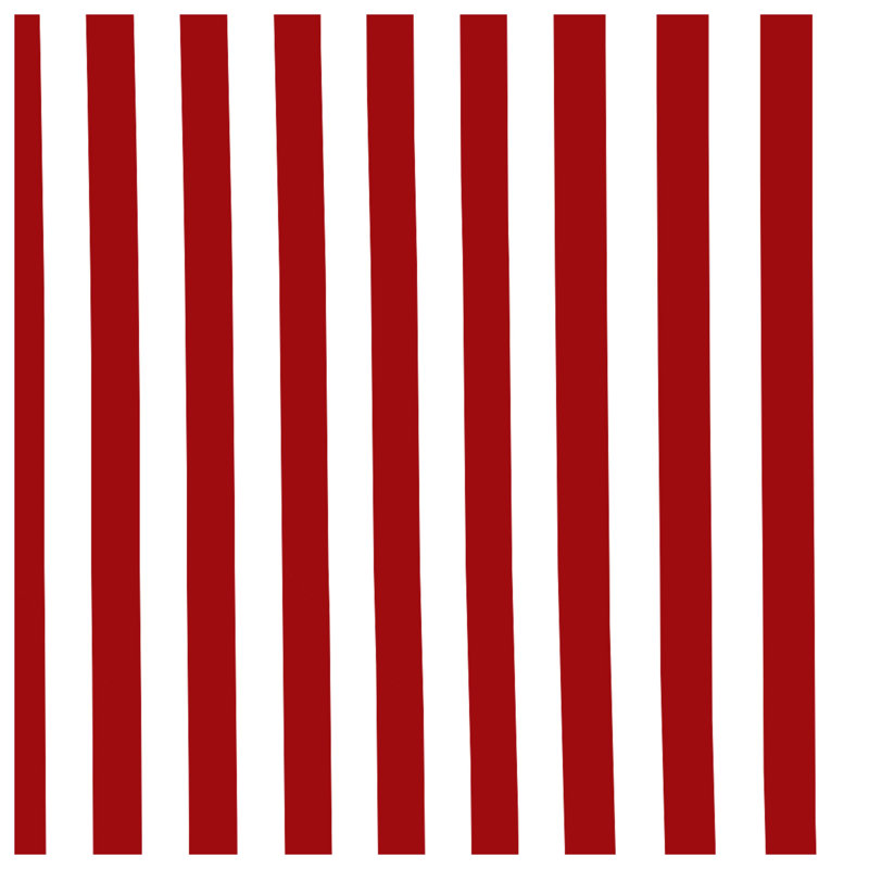 Red White Stripes Comforter, Twin Extra Long