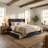 Modern Wingback Upholstered Platform Bed-1529935587-1519018853
