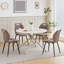 Round Metal Base Dining Table