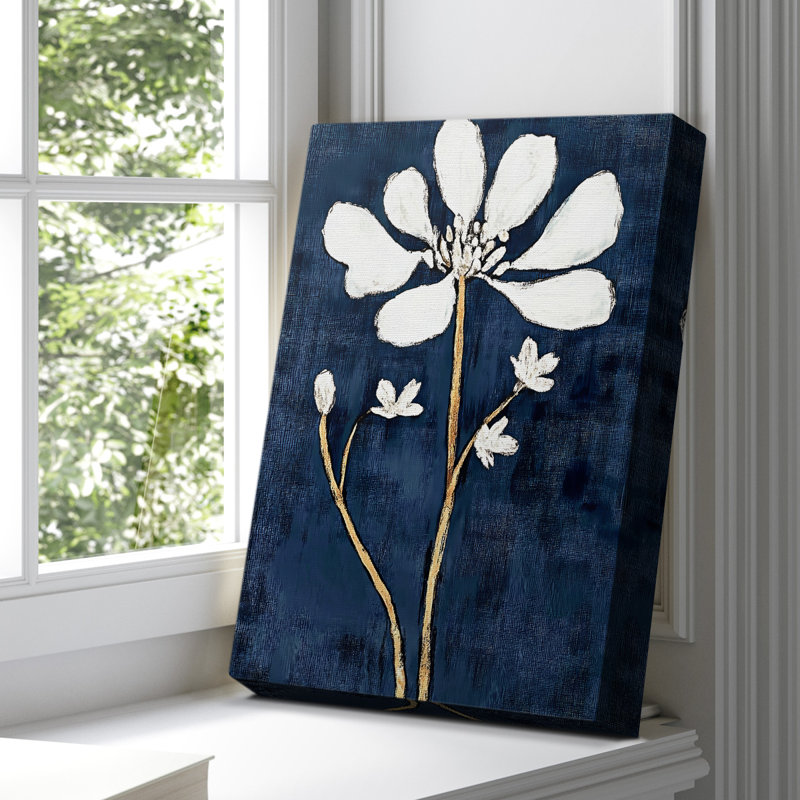 Toile tendue avec châssis floral CLXII, H 60 po x l 40 po