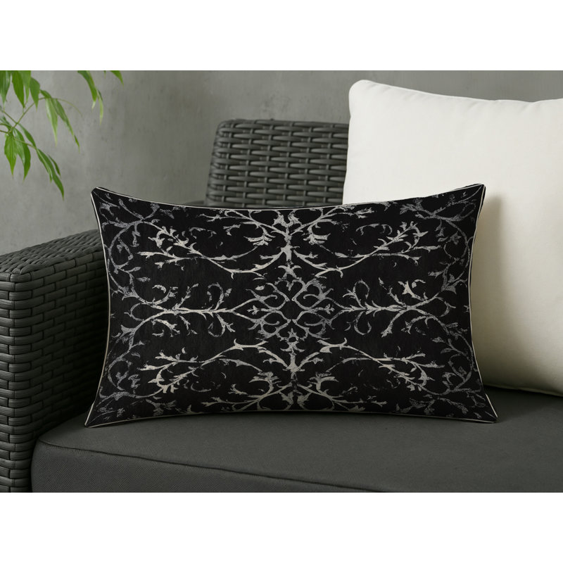 Phantom Bloom Indoor And Outdoor Pillow, Rectangle 20"H x 14"W