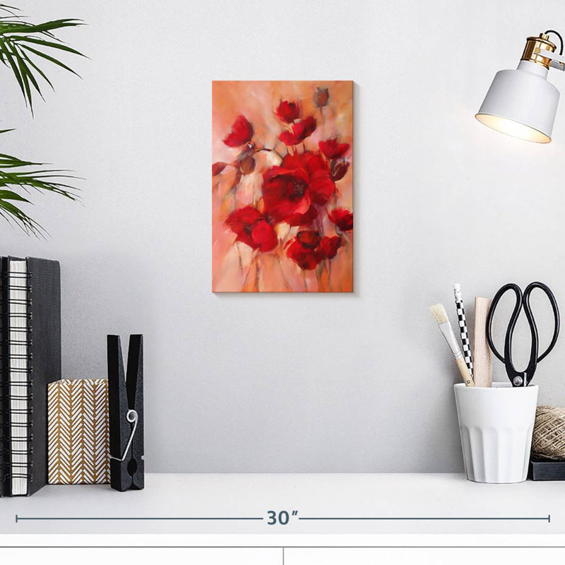 Coquelicots Harnek, H 12 po x l 8 po
