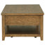 Table basse à plateau relevable mobile de 48 po Payne brun vieilli-661836905