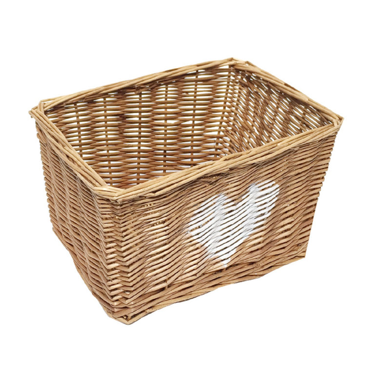 Brambly Cottage Wicker Decorative Basket, 20 x 33 x 24, Oak
