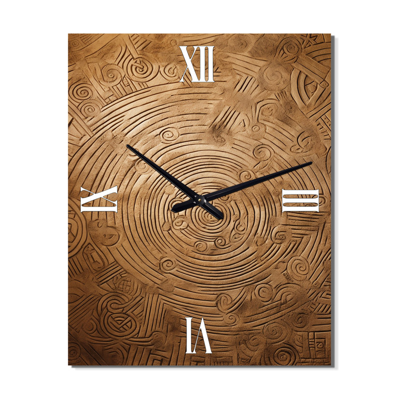 Irva - Horloge murale Boho, H 40 po x l 30 po