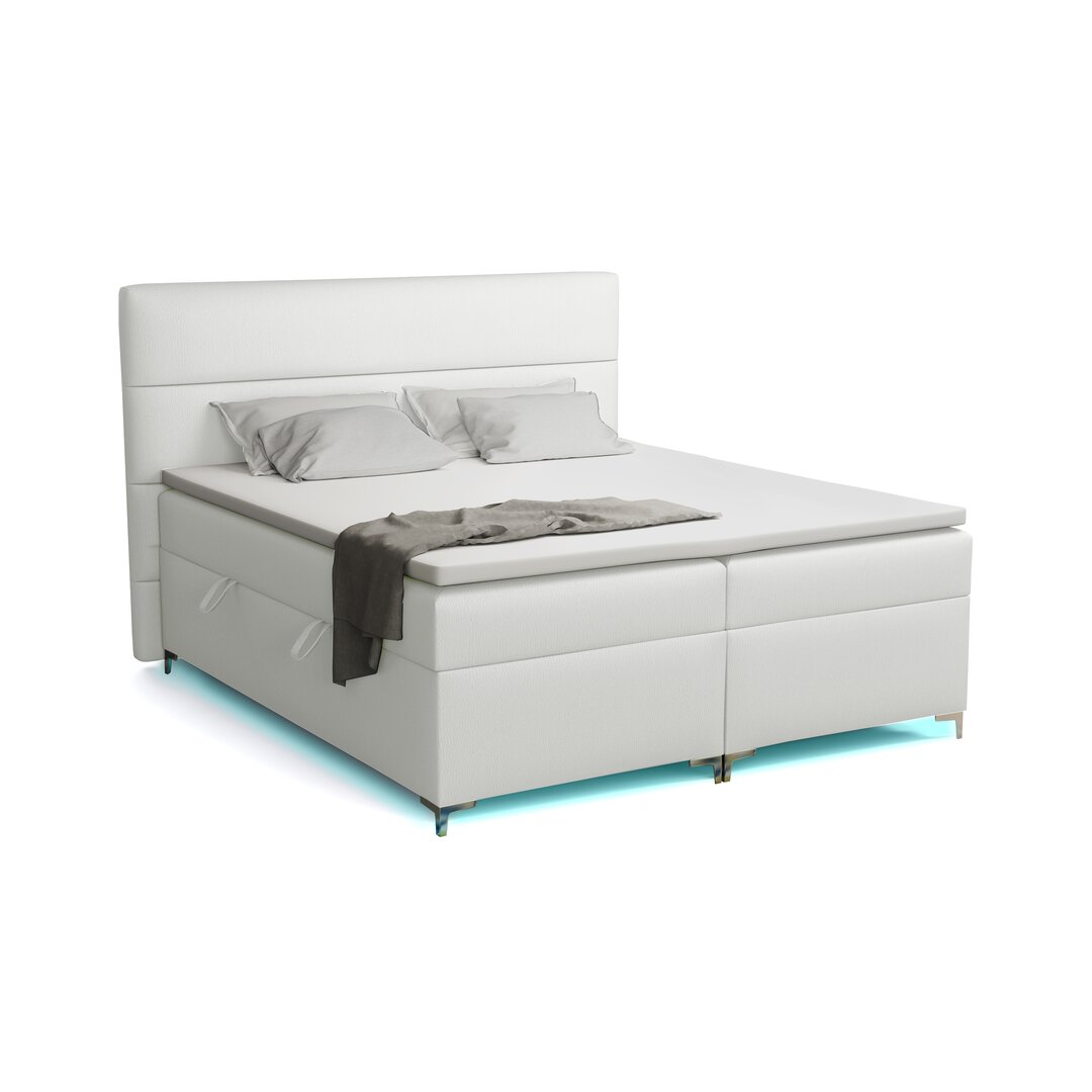 Boxspringbett Horwitz mit Topper und Bettkasten