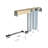 Soft Close and Open 24" to 36" Upright Universal Lightweight Pocket Door Frame for 2" x 4" Stud Wall-71635744