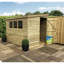 Rockefeller Solid Wood Garden Shed-1035106932