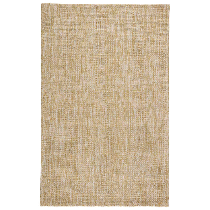 Tapis intérieur / extérieur beige tissé à la main Cullan, Rectangle 2 pi x 3 pi