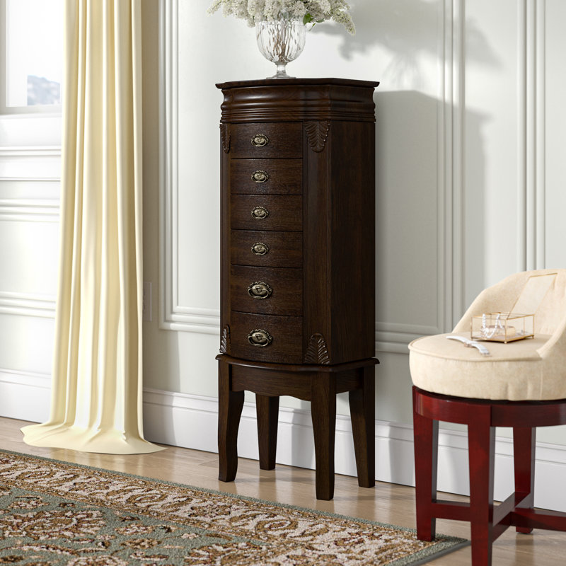 Casias 15'' Wide Freestanding Jewelry Armoire