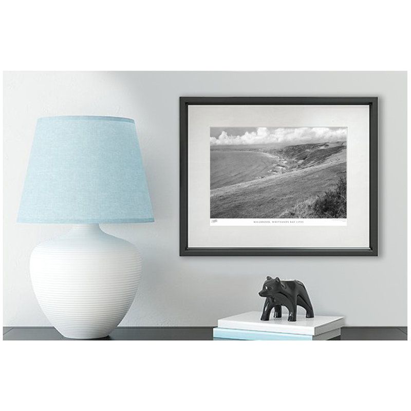 Millbrook, Whitsands Bay C1955 - Single Picture Frame Print, 40cm H x 50cm W x 2.3cm D
