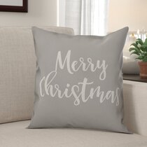 TP126 Grey Christmas Throw Pillows Group – By Harrington