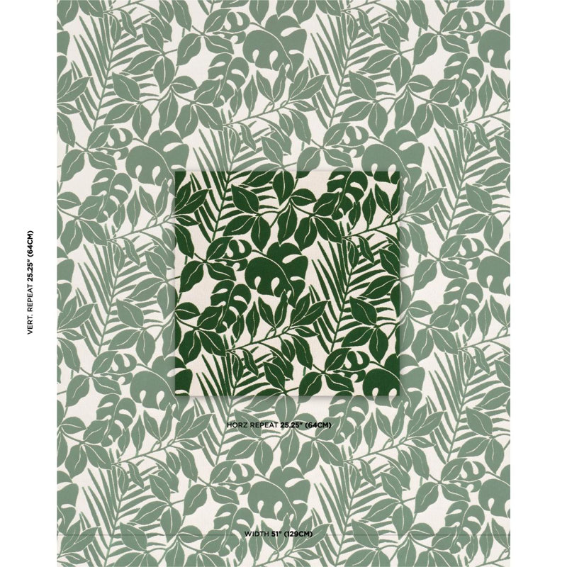 Miramar Indoor/Outdoor Velvet Fabric, Tropical
