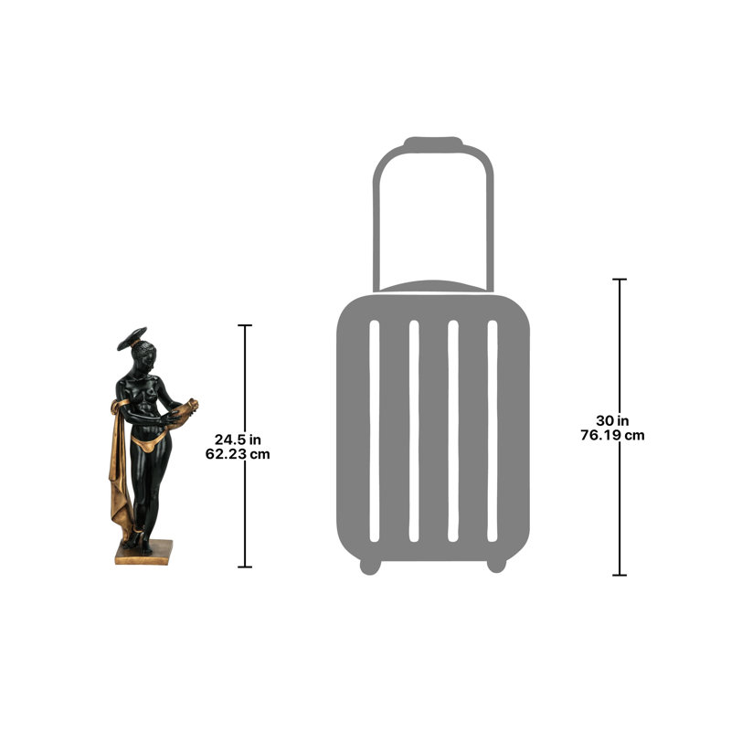 African Water Maiden Statue