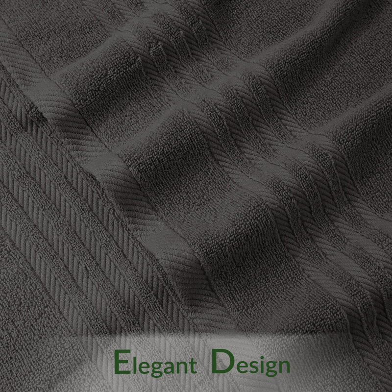 3Pk Zero Twist Large Bath sheet 80x140, Grey