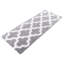 Tapis de salle de bain en coton 24 po x 60 po avec motif de treillis et base antidérapante Freida - lavable à la machine-900766719