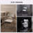 3-in-1 Shower Chair with Back & Arms, Bedside Commode & Raised Toilet Seat