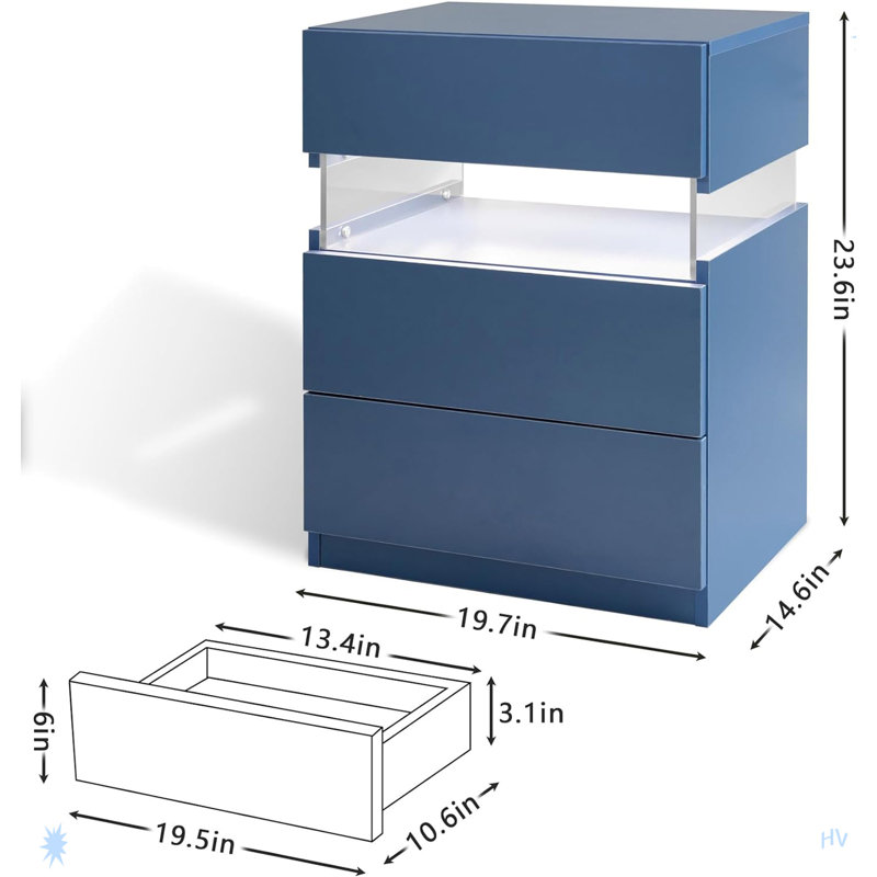 Tables de chevet DEL