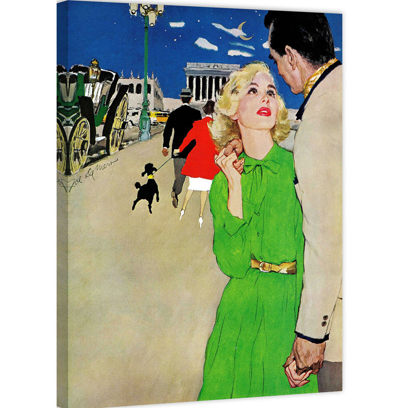 «Fugitive from Romance», reproduction sur toile tendue, H 39 po x l 30 po
