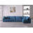 Jocqua Velvet L-Shaped Sectional Reversible-1870451985