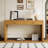 Curved Console Table with Storage-1470814475