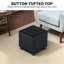 Taitianna 35cm Wide Solid Colour Footstool Ottoman-1232040198